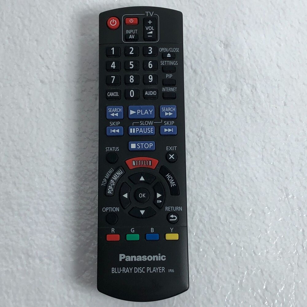 Panasonic Blu-Ray Disc Player Remote Control IR6
